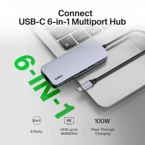 Belkin USB-C Multimedia Hub (6-in-1)_1
