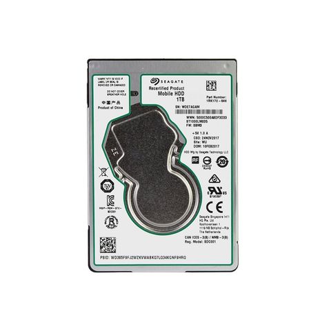 Seagate 1TB .25" 5400rpm Mobile HDD