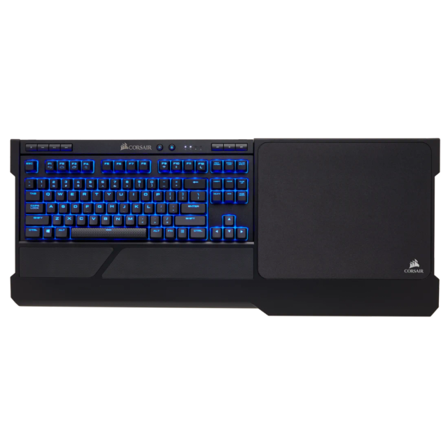 K63 Wireless Mechanical Gaming Keyboard and Gaming Lapboard Combo-Blue LED-CHERRY®MX Red_1