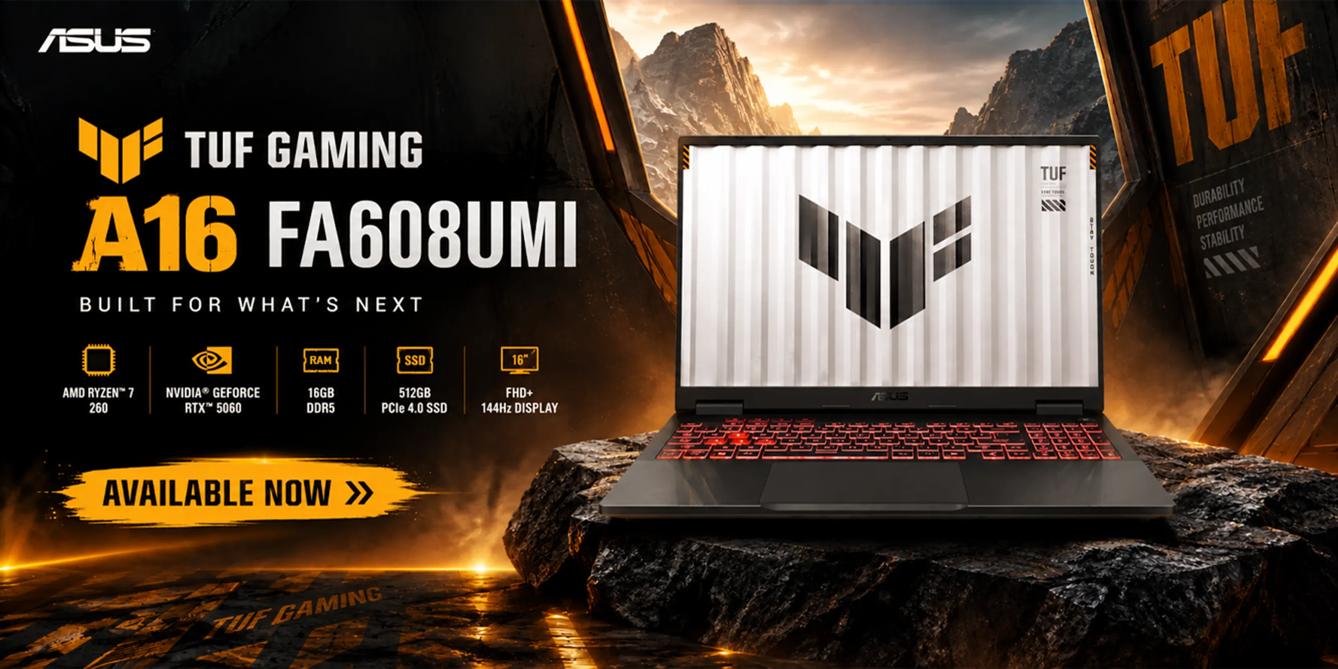 ASUS TUF Gaming A16 FA608UMI