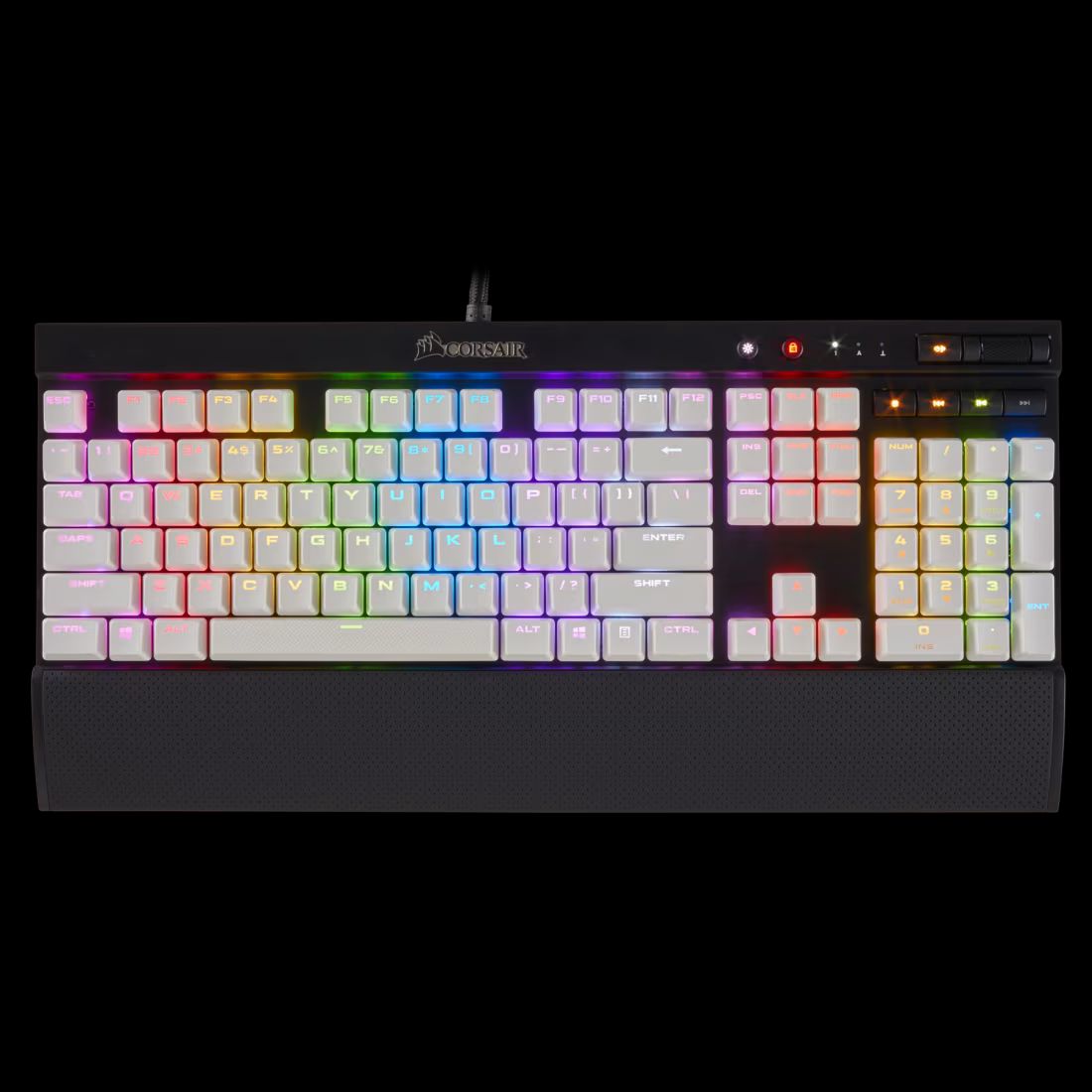 CORSAIR GAMING PBT Double-shot_white