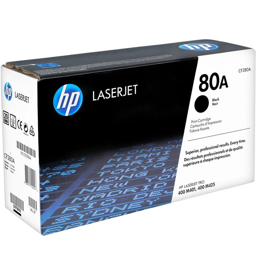 HP 80A Black Original Toner Cartridge