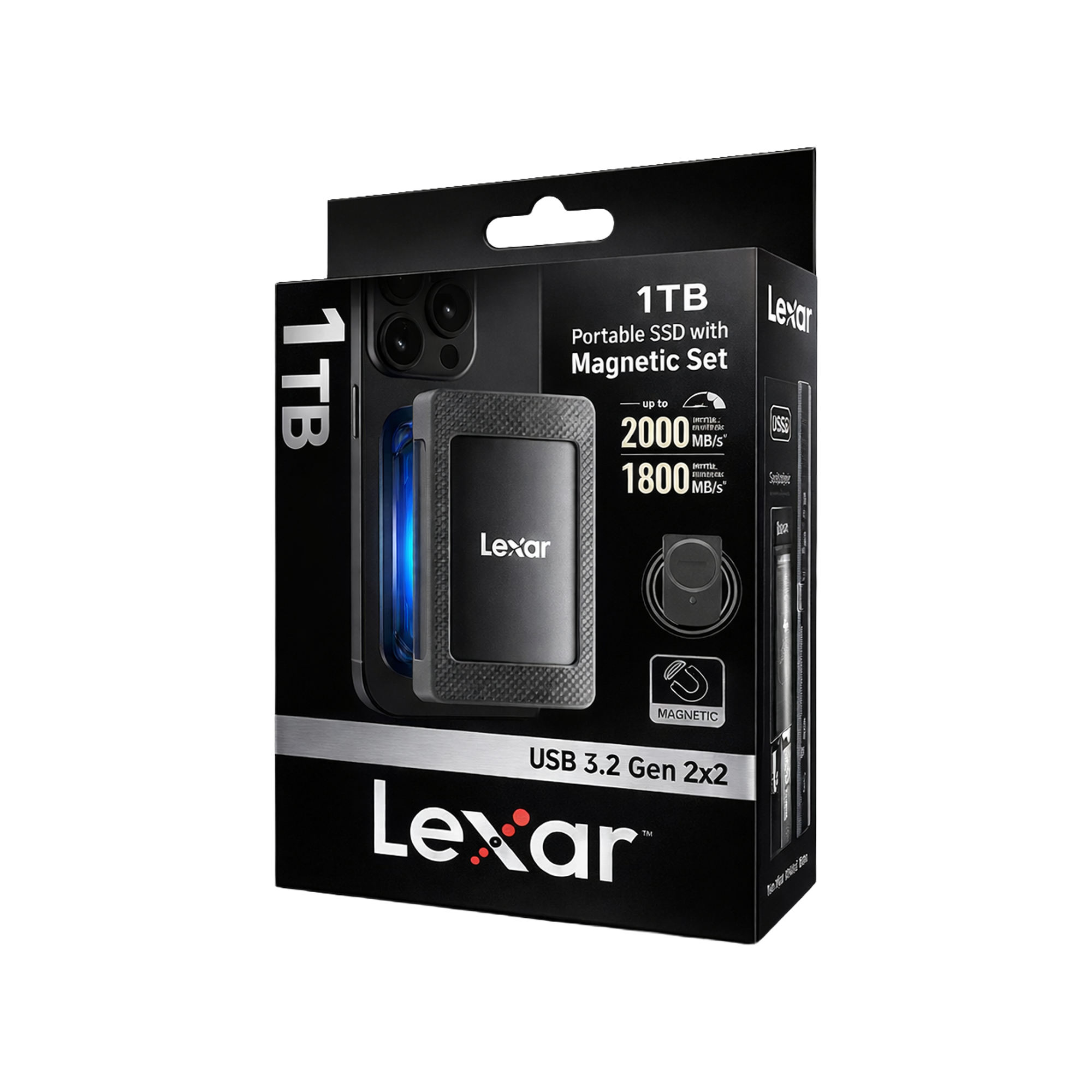 Lexar SL500 Portable SSD Magnetic Set  1TB_