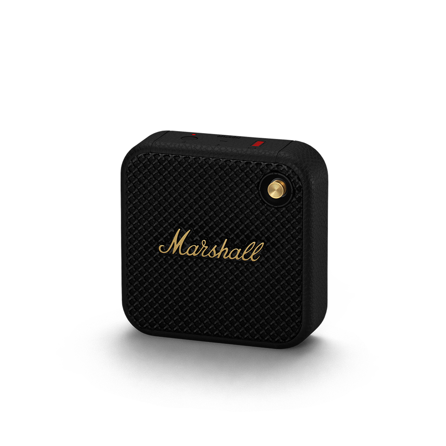 Marshall Willen Portable Bluetooth Speaker in Black and Brass (main)