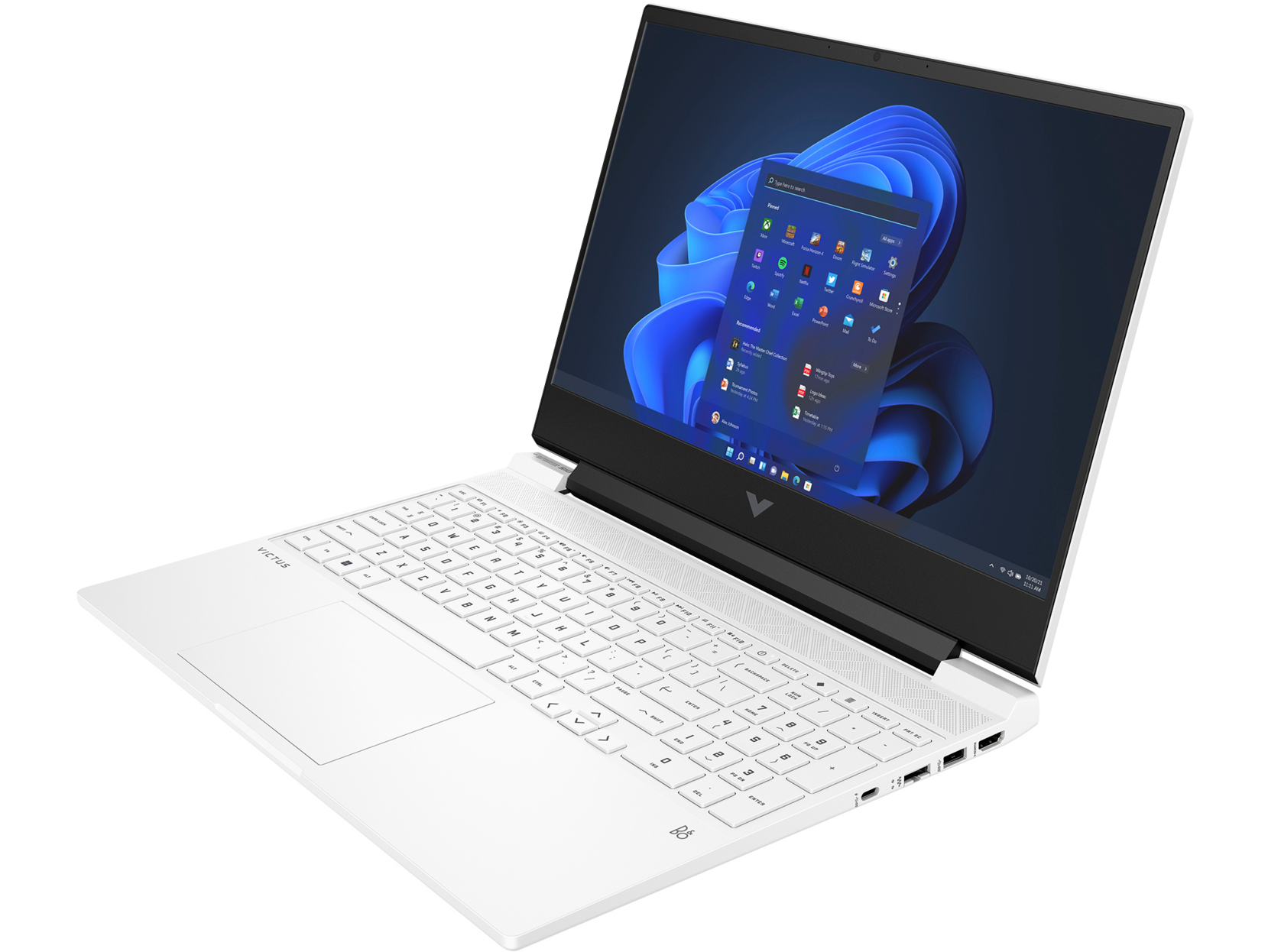 HP Victus 15 with 13th Gen Intel Processor in Ceramic White (main)